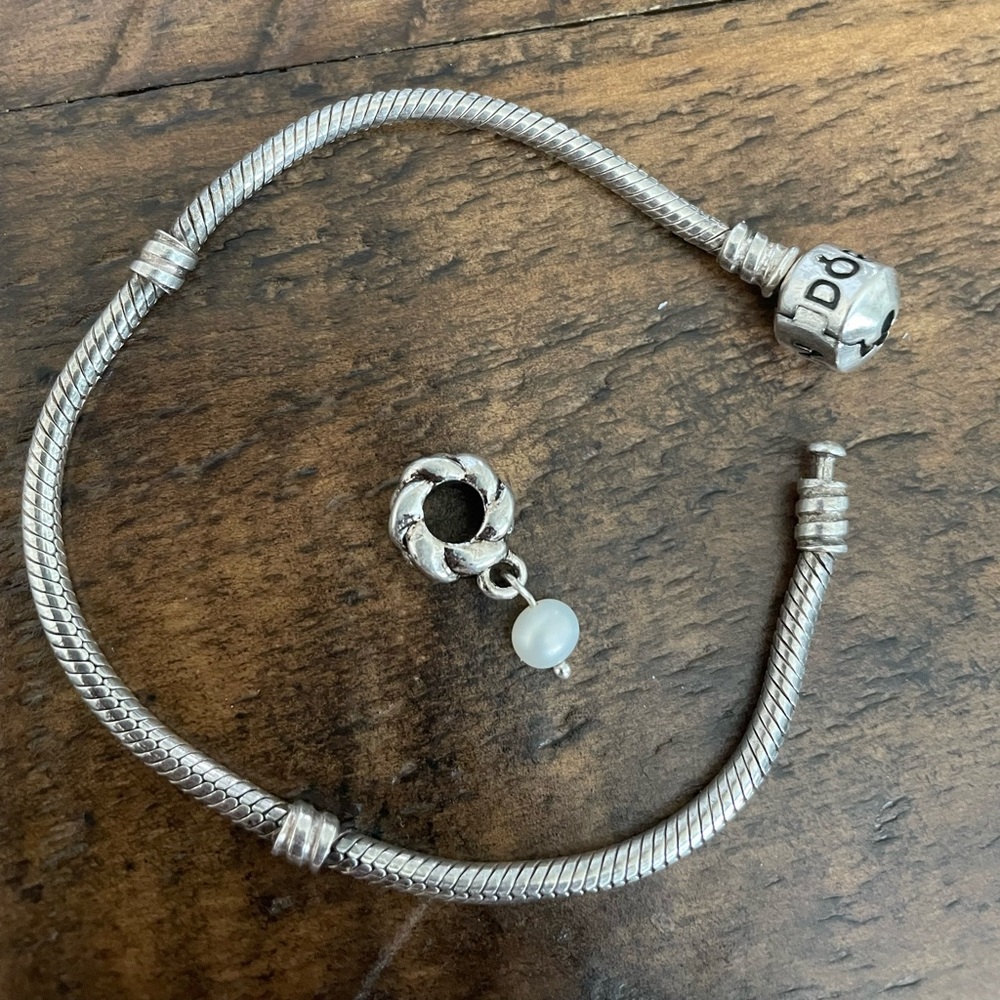Pandora bracelet and charm!
